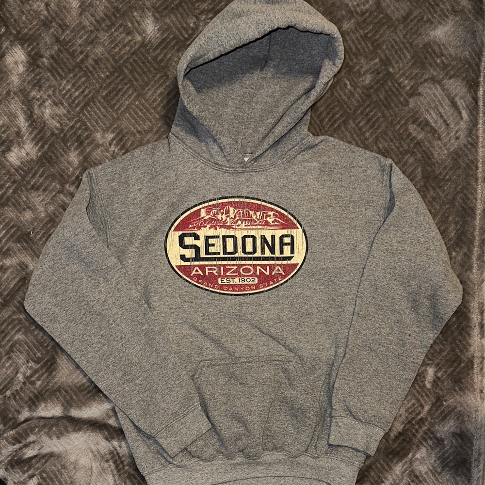 Gildan Sedona Arizona Gray Hoodie